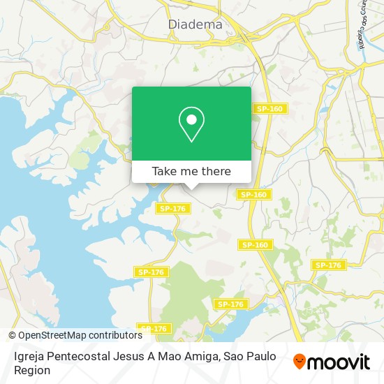 Igreja Pentecostal Jesus A Mao Amiga map