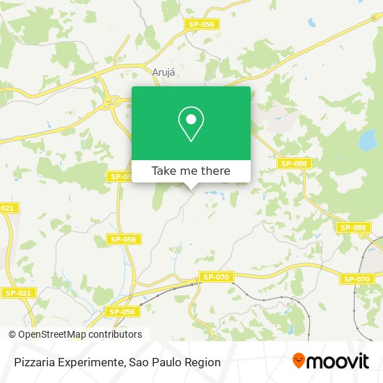 Pizzaria Experimente map