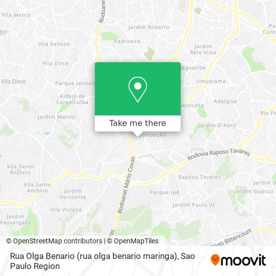 Rua Olga Benario (rua olga benario maringa) map