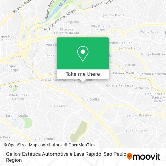 Gallo's Estética Automotiva e Lava Rápido map