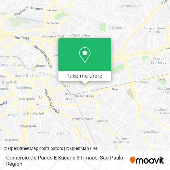 Comercio De Panos E Sacaria 3 Irmaos map