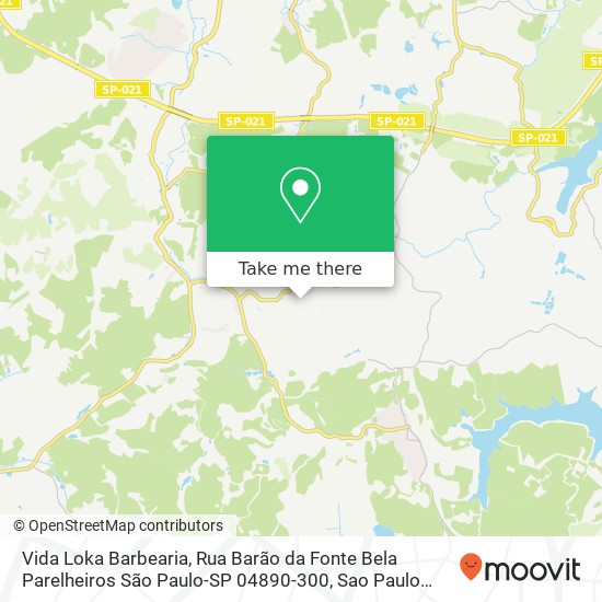 Vida Loka Barbearia, Rua Barão da Fonte Bela Parelheiros São Paulo-SP 04890-300 map