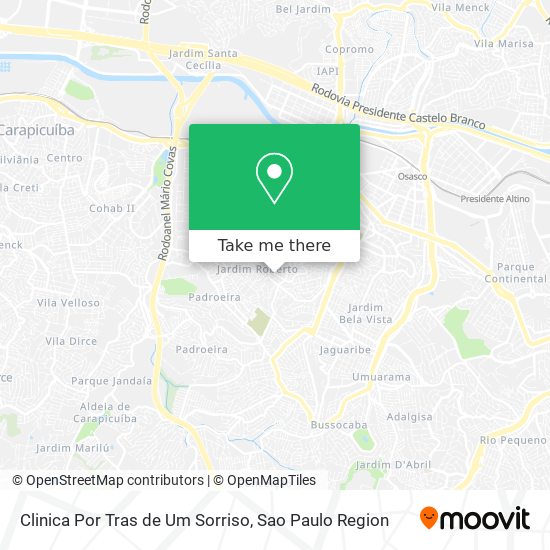 Clinica Por Tras de Um Sorriso map