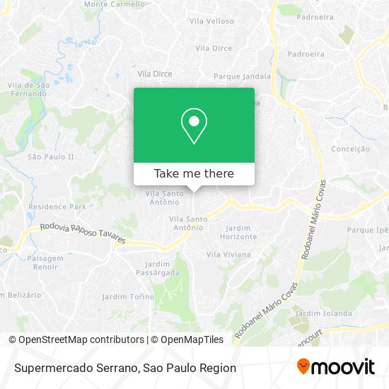 Supermercado Serrano map