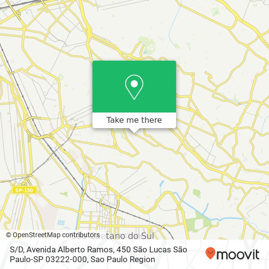 S / D, Avenida Alberto Ramos, 450 São Lucas São Paulo-SP 03222-000 map