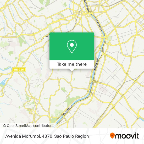 Mapa Avenida Morumbi, 4870