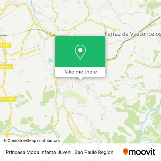 Princesa Moda Infanto Juvenil map