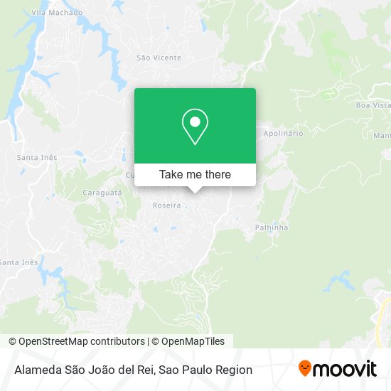 Alameda São João del Rei map