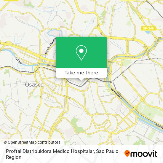 Proftal Distribuidora Medico Hospitalar map
