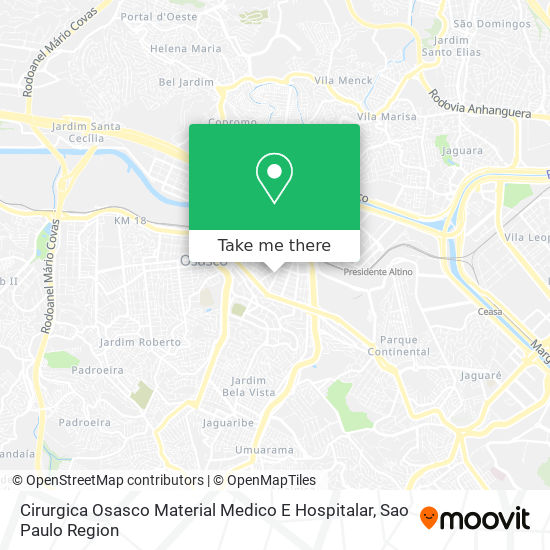 Cirurgica Osasco Material Medico E Hospitalar map