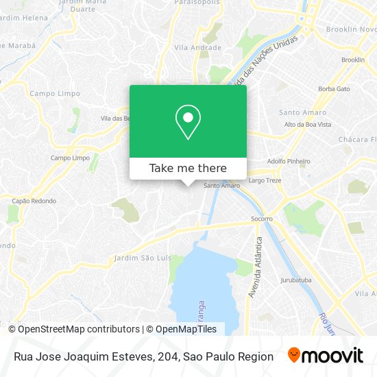 Rua Jose Joaquim Esteves, 204 map