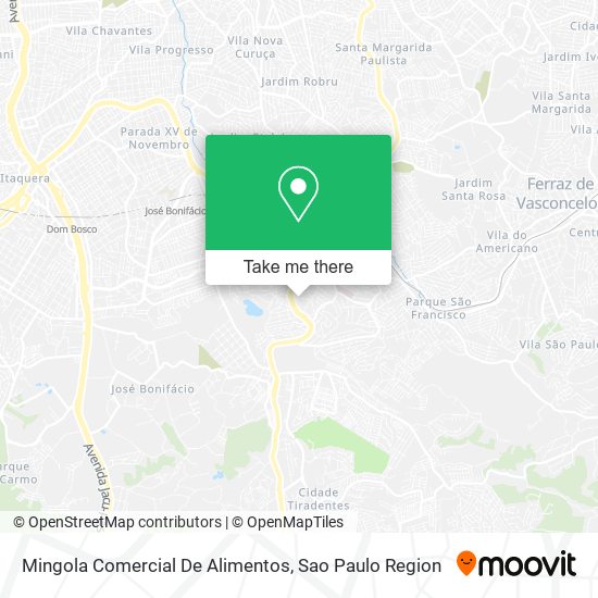 Mingola Comercial De Alimentos map