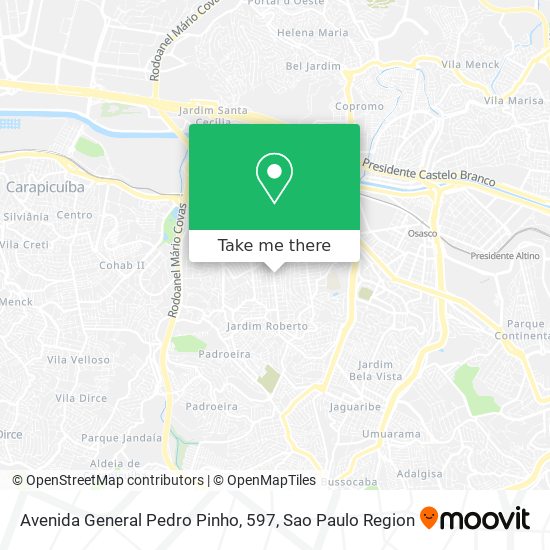 Avenida General Pedro Pinho, 597 map