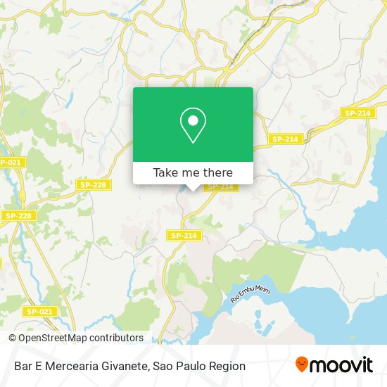 Bar E Mercearia Givanete map