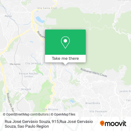 Rua José Gervásio Souza, 915,Rua José Gervásio Souza map