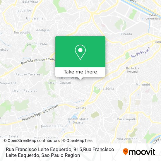 Rua Francisco Leite Esquerdo, 915,Rua Francisco Leite Esquerdo map