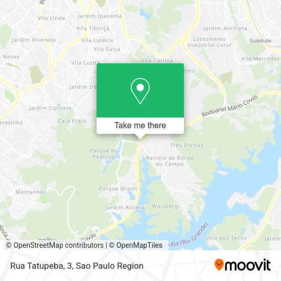 Rua Tatupeba, 3 map