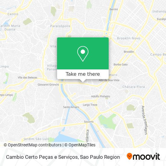 Cambio Certo Peças e Serviços map