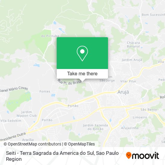 Seiti - Terra Sagrada da America do Sul map