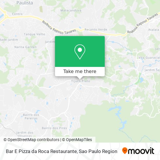 Bar E Pizza da Roca Restaurante map