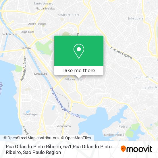 Rua Orlando Pinto Ribeiro, 651,Rua Orlando Pinto Ribeiro map