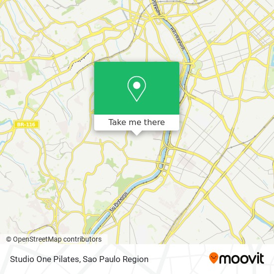 Studio One Pilates map