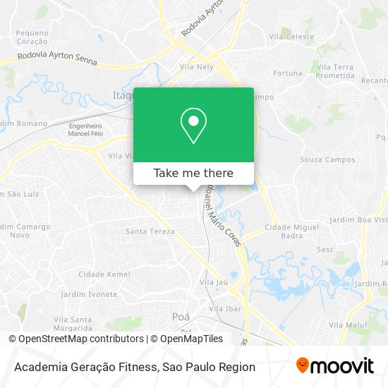 Academia Geração Fitness map