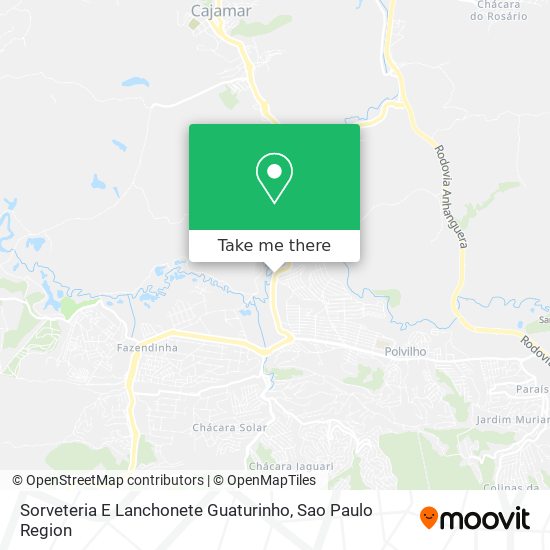 Sorveteria E Lanchonete Guaturinho map