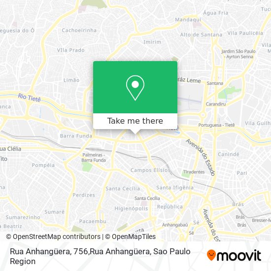 Mapa Rua Anhangüera, 756,Rua Anhangüera