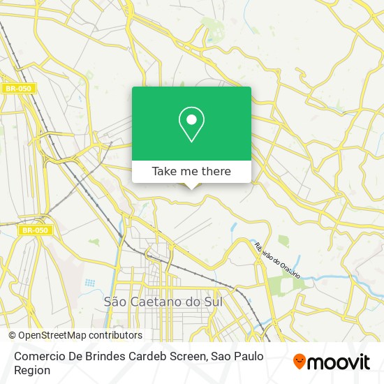 Comercio De Brindes Cardeb Screen map