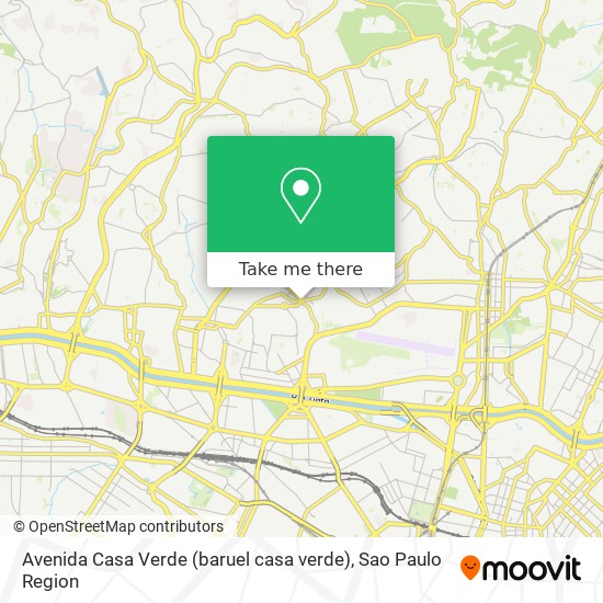 Avenida Casa Verde (baruel casa verde) map