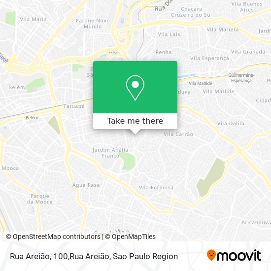 Rua Areião, 100,Rua Areião map