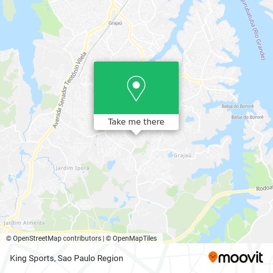 King Sports map