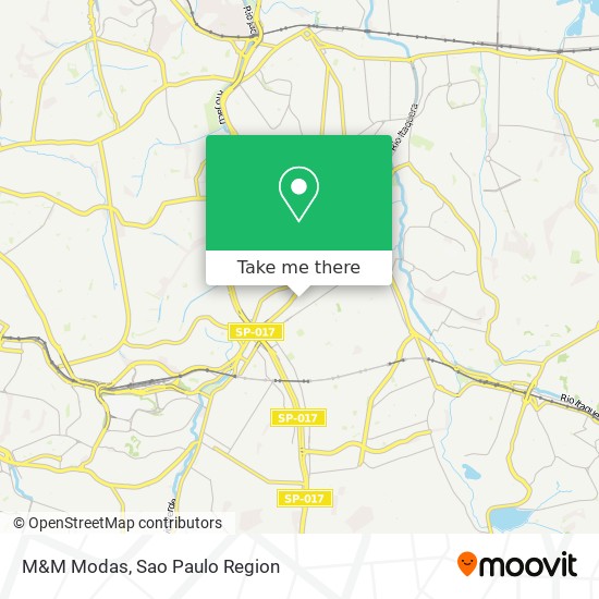 M&M Modas map