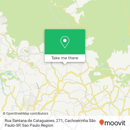 Rua Santana de Cataguases, 271, Cachoeirinha São Paulo-SP map