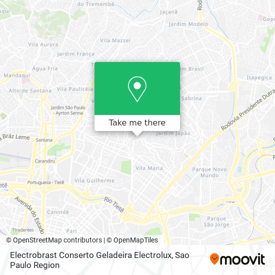 Electrobrast Conserto Geladeira Electrolux map