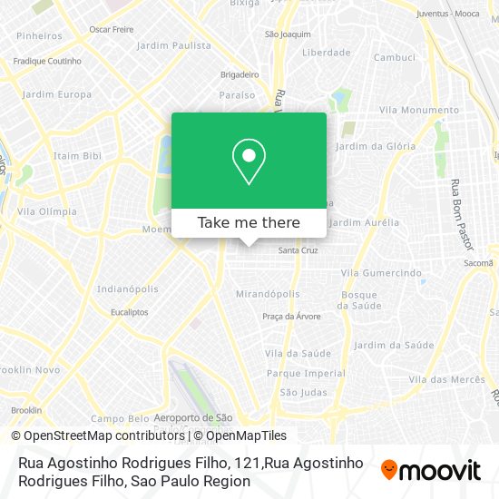 Rua Agostinho Rodrigues Filho, 121,Rua Agostinho Rodrigues Filho map