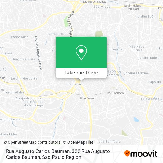 Mapa Rua Augusto Carlos Bauman, 322,Rua Augusto Carlos Bauman