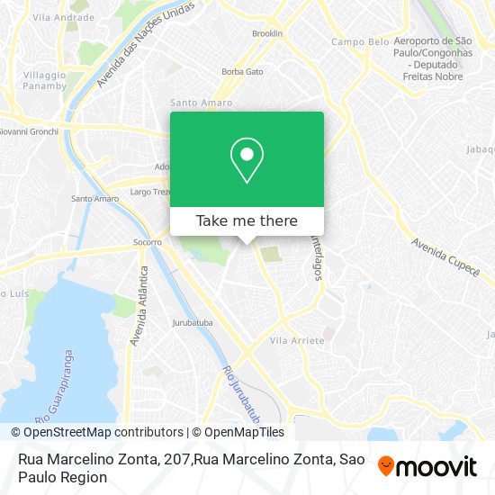 Mapa Rua Marcelino Zonta, 207,Rua Marcelino Zonta