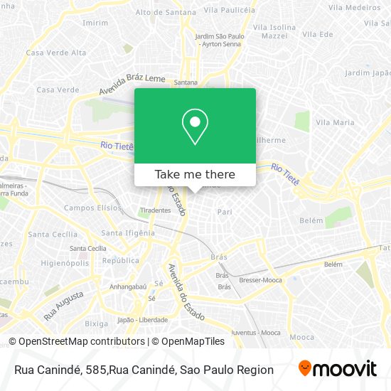 Rua Canindé, 585,Rua Canindé map