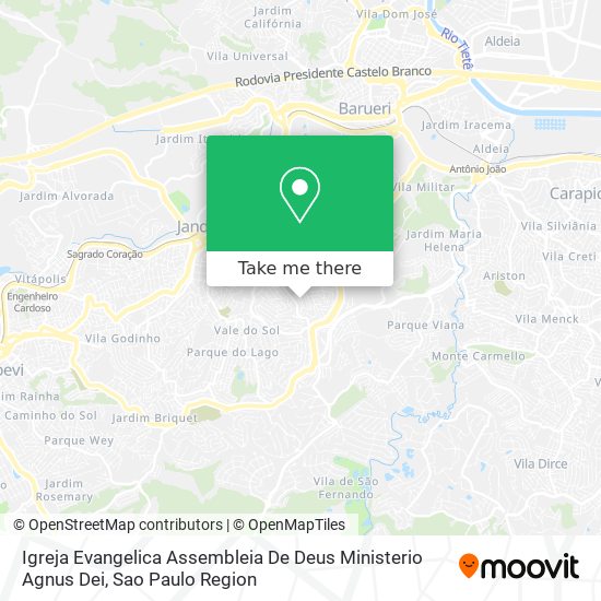 Igreja Evangelica Assembleia De Deus Ministerio Agnus Dei map