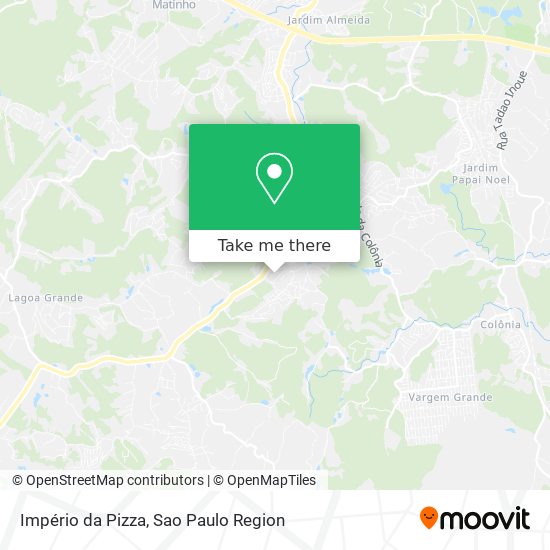 Império da Pizza map