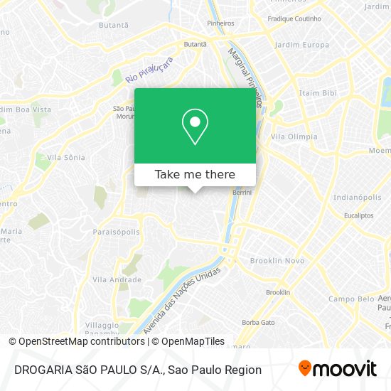 Mapa DROGARIA SãO PAULO S/A.