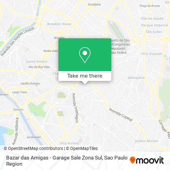 Bazar das Amigas - Garage Sale Zona Sul map