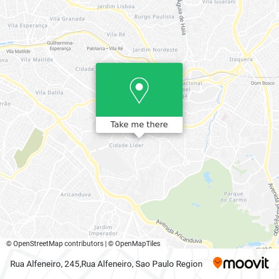 Rua Alfeneiro, 245,Rua Alfeneiro map