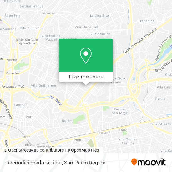 Recondicionadora Lider map