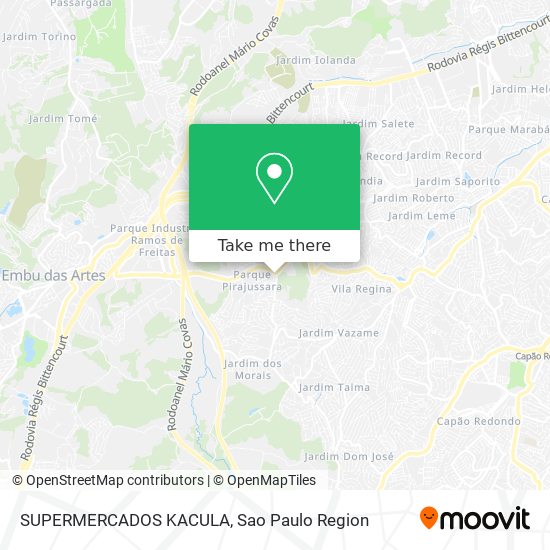 SUPERMERCADOS KACULA map