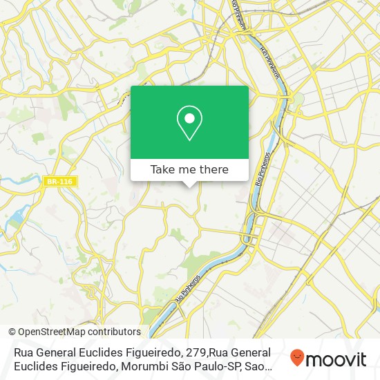 Mapa Rua General Euclides Figueiredo, 279,Rua General Euclides Figueiredo, Morumbi São Paulo-SP