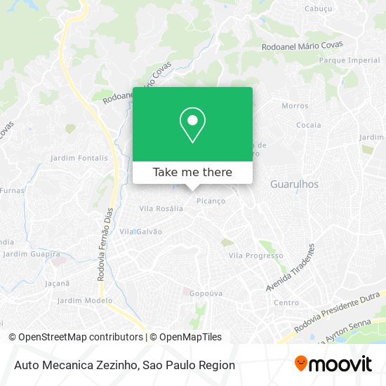 Auto Mecanica Zezinho map