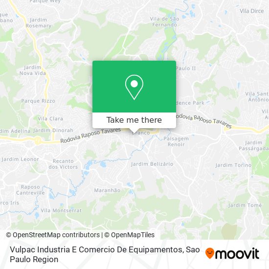 Vulpac Industria E Comercio De Equipamentos map